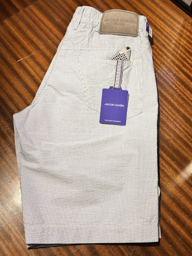Jacob Cohën - Leo relaxed fit - blue/white stripes