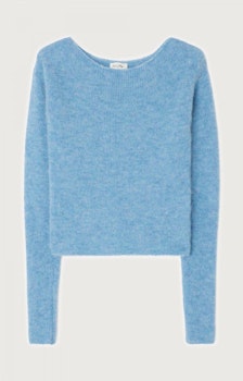 American Vintage - WOMEN'S JUMPER EAST - MELANGE SKY