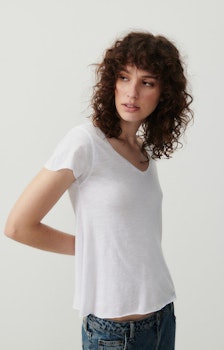 American Vintage - WOMEN'S T-SHIRT JACKSONVILLE - White