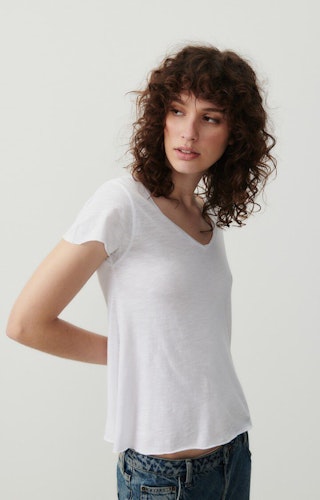 American Vintage - WOMEN'S T-SHIRT JACKSONVILLE - White