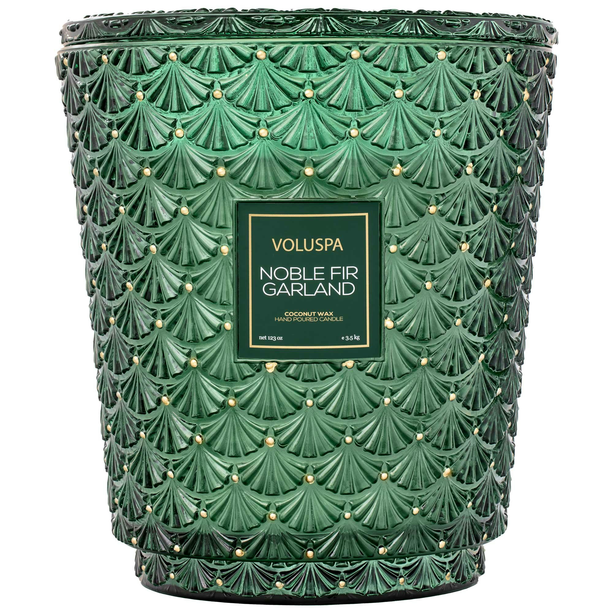 Voluspa - NOBLE FIR GARLAND - 5 WICK HEARTH CANDLE