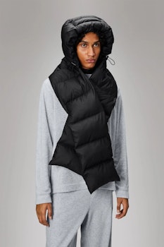 Rains - Alta Vision Puffer Hood - Black