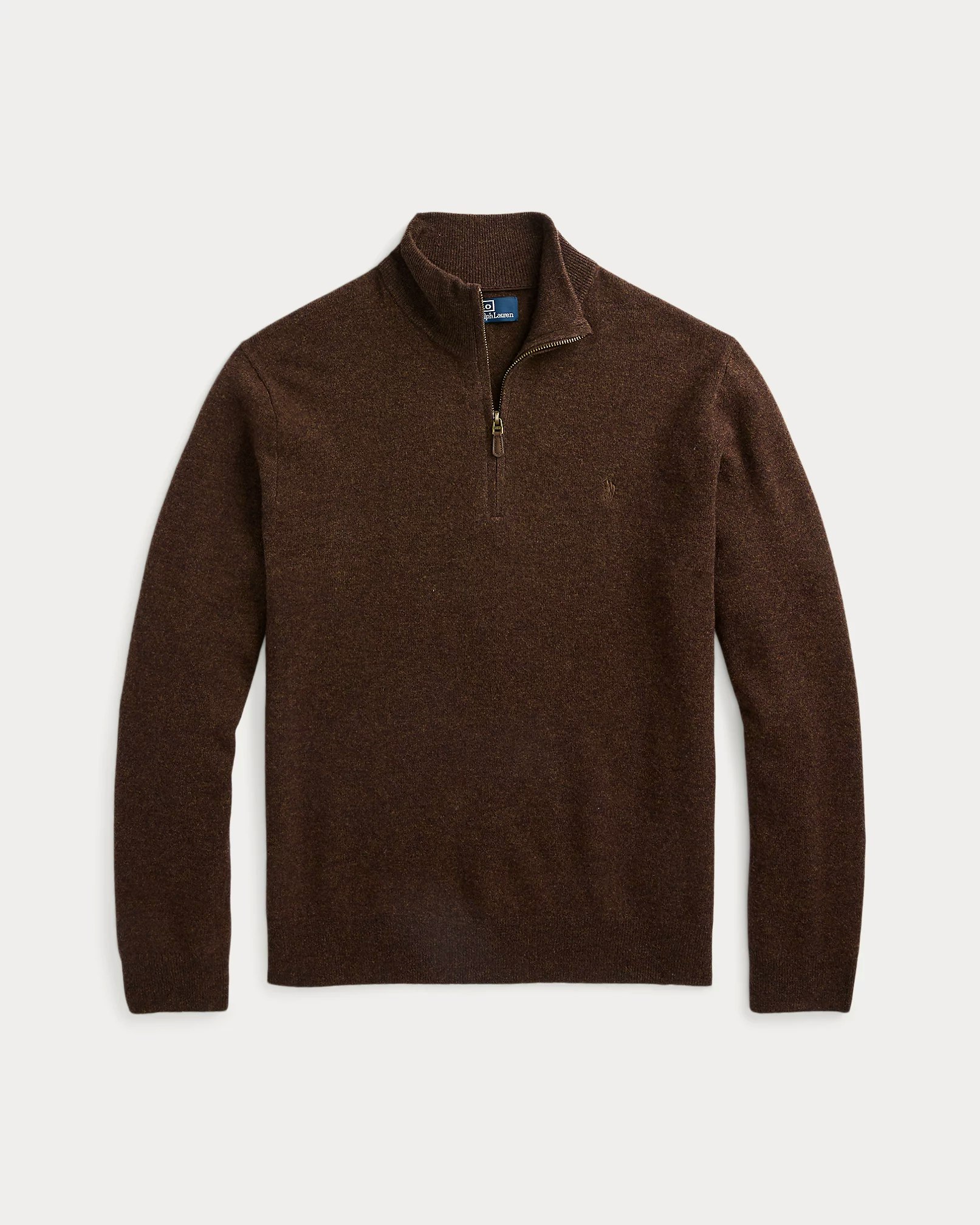 Polo Ralph Lauren - Wool Quarter-Zip Jumper - Brown