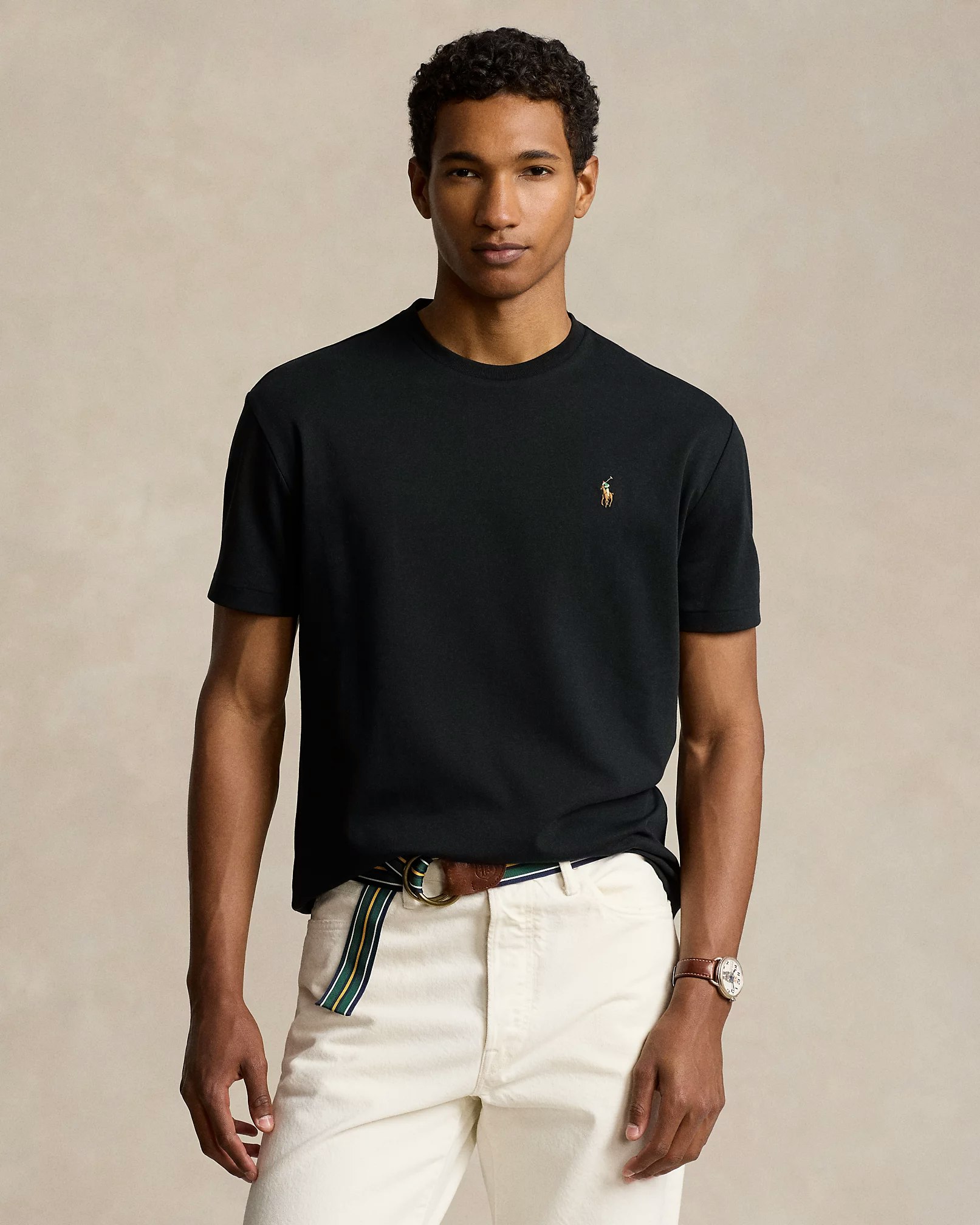 Polo Ralph Lauren - Custom Slim Fit Soft Cotton T-Shirt - Black