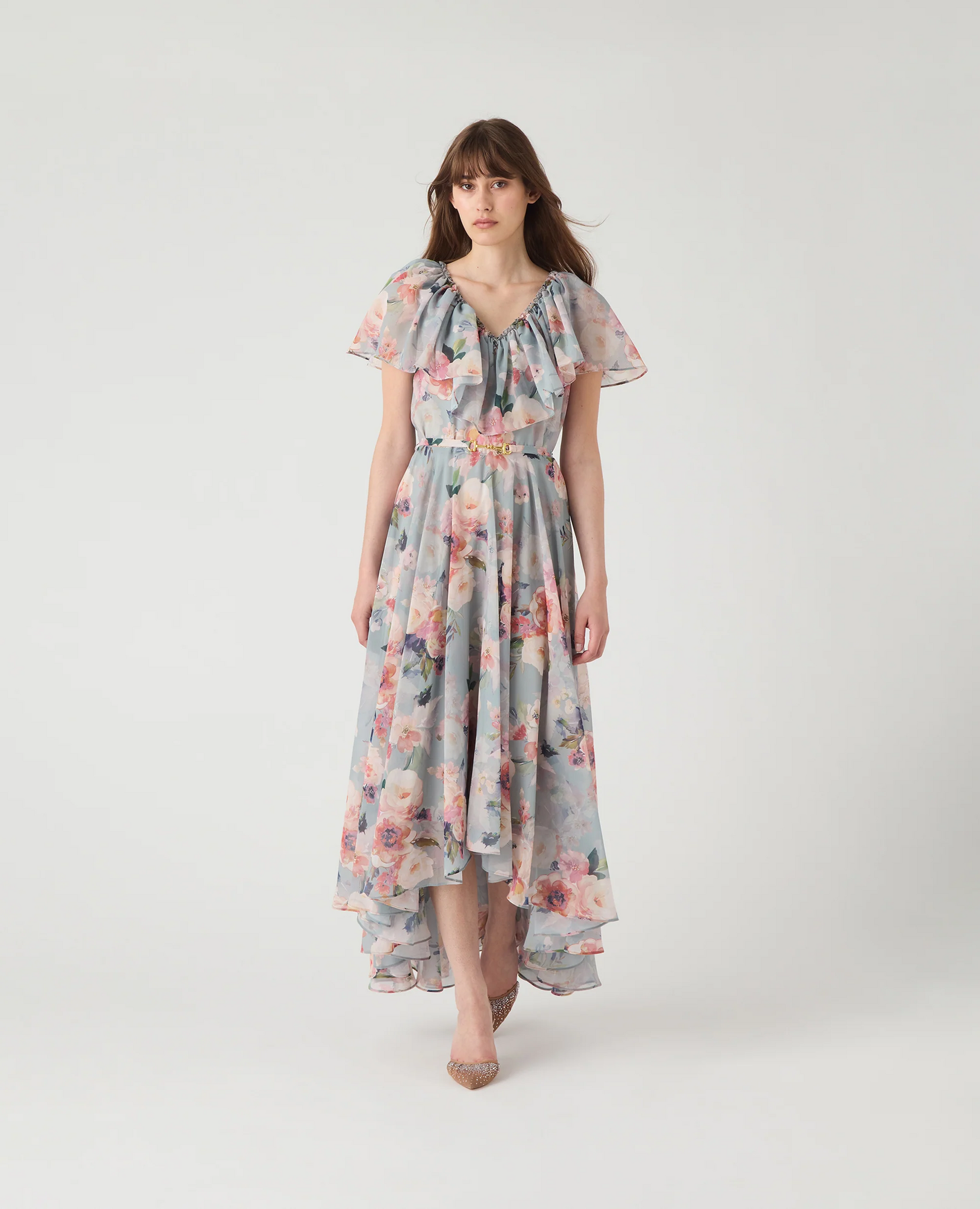 Ida Sjöstedt - Caroline Dress Pastel Floral Print