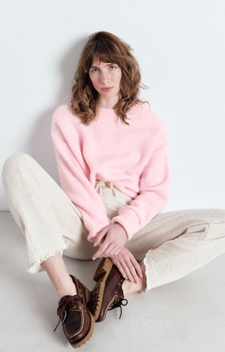 American Vintage - WOMEN'S JUMPER VITOW - DRAGEE CHINE