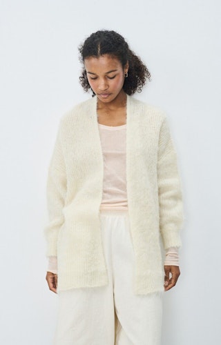 American Vintage - WOMEN'S CARDIGAN BYMI - NACRE