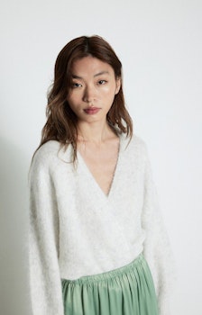American Vintage - WOMEN'S CARDIGAN NUNY - Polaire chine