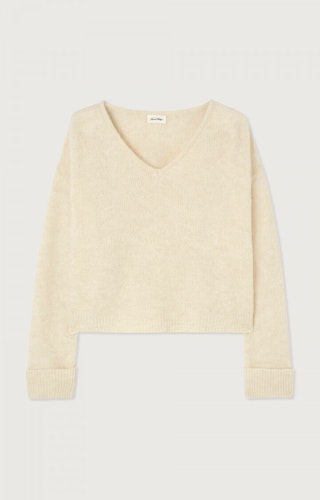 American Vintage - WOMEN'S JUMPER EAST - Nacre chine