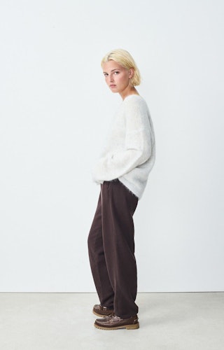 American Vintage - WOMEN'S JUMPER NUNY - Polaire chine
