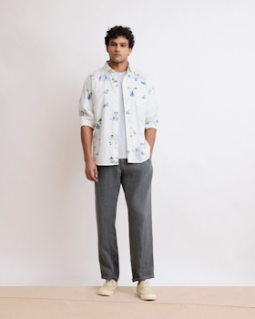 Hartford - TANKER PANTS - Eucalyptus green