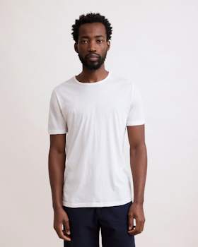 Hartford - LIGHT CREW T-SHIRT - white