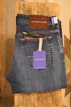 Jacob Cohën - Bard Regular-Slim 5 Pocket Jeans in Blue Comfort Denim