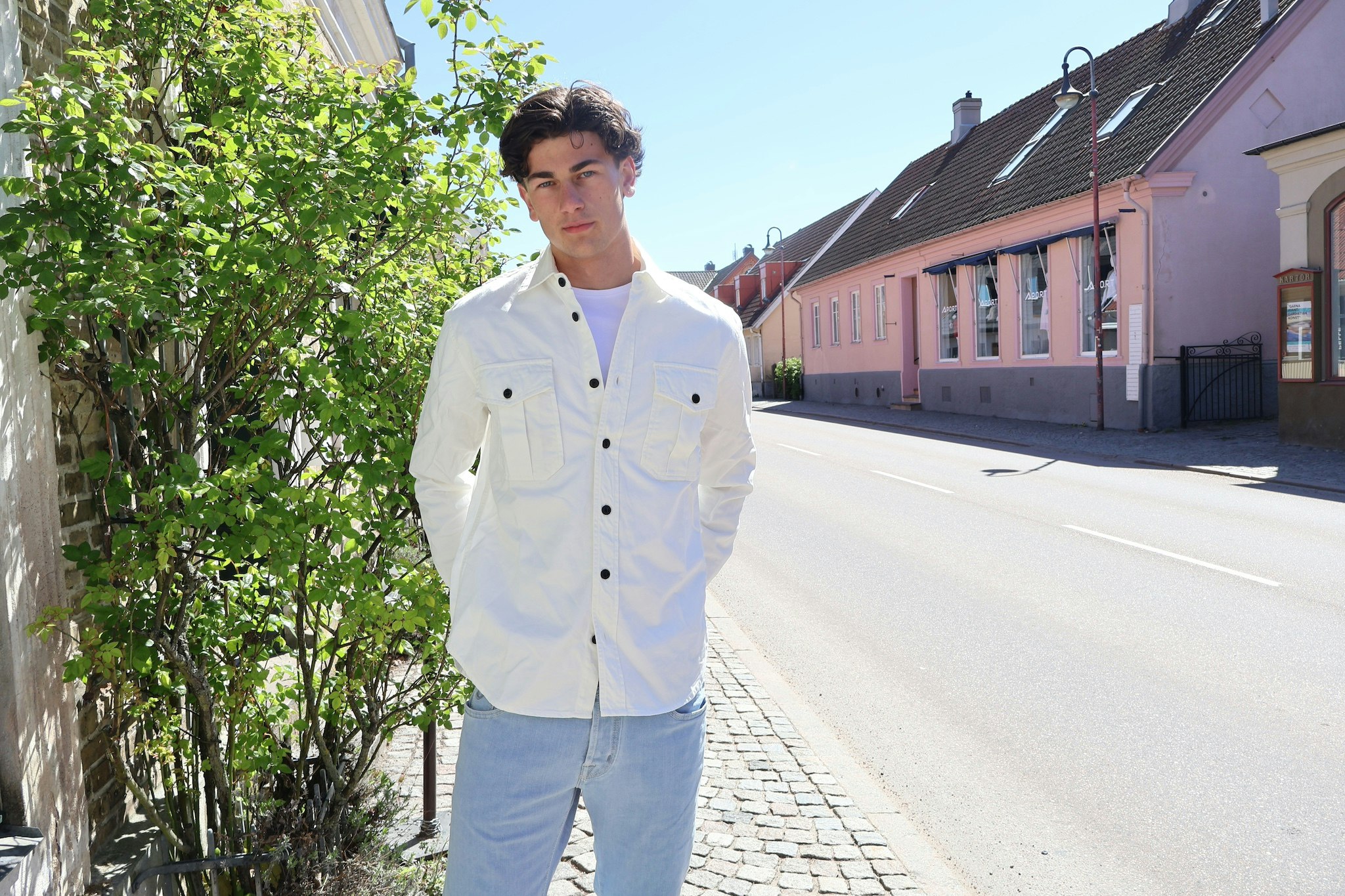 Chesapeakes  - Gabardine Guide shirt Alaska - Off White