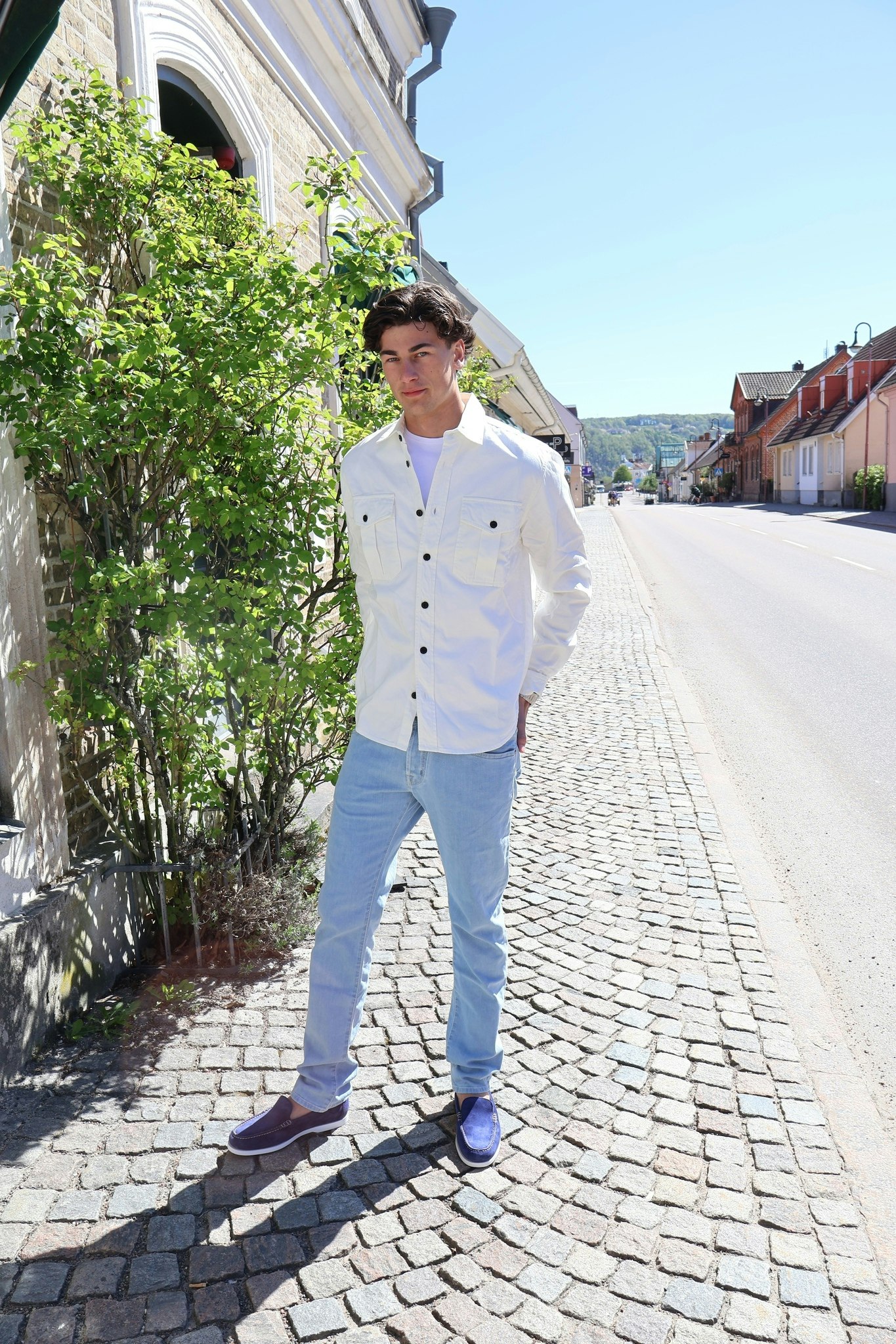 Chesapeakes  - Gabardine Guide shirt Alaska - Off White