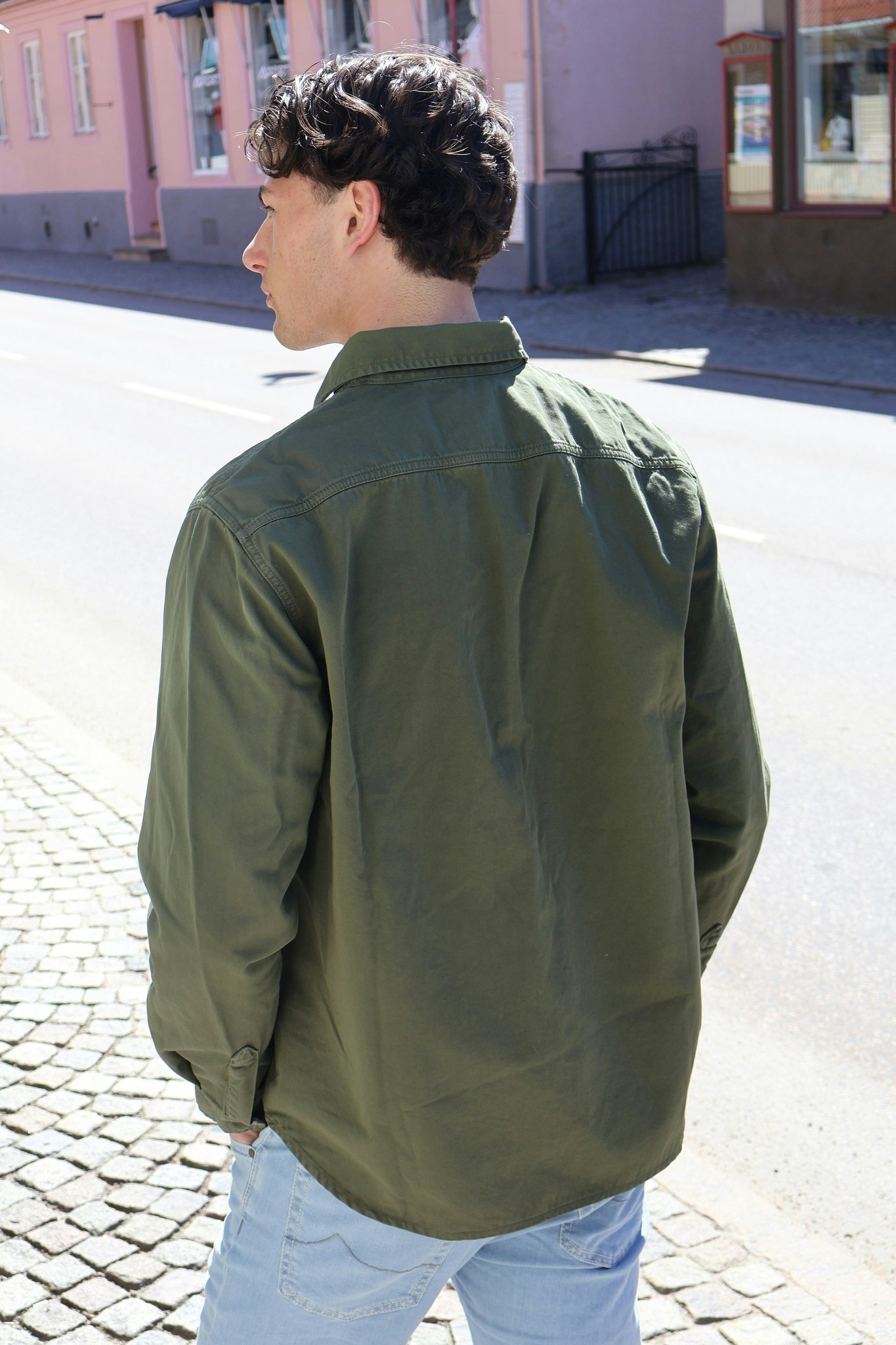 Chesapeakes  - Gabardine Guide shirt Alaska - Military green