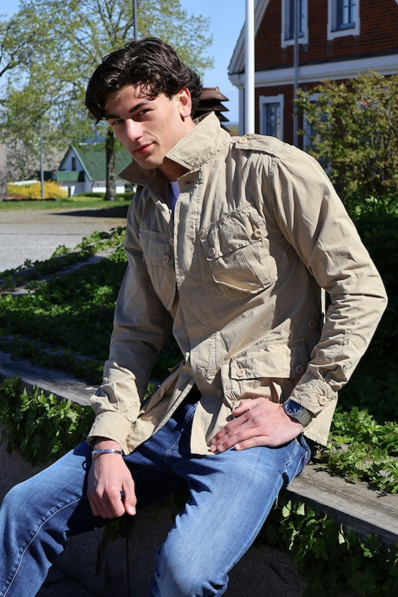 Chesapeakes - Jungle jacket Popeline - Sand