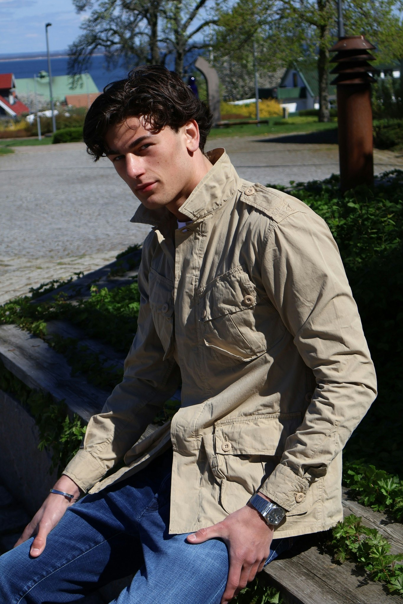 Chesapeakes - Jungle jacket Popeline - Sand