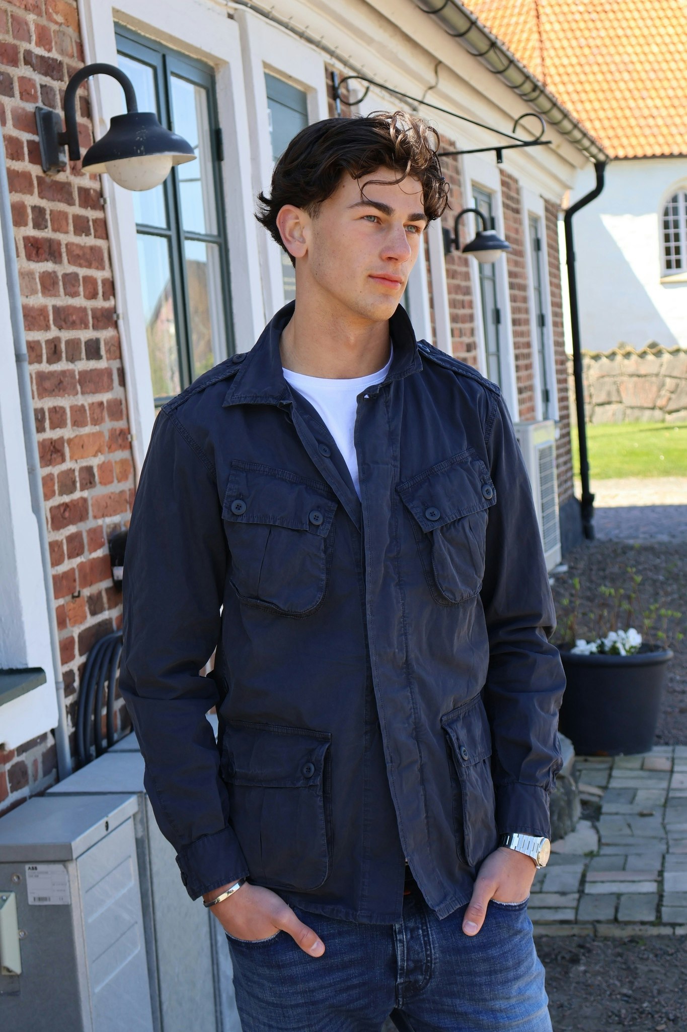 Chesapeakes - Jungle jacket Popeline - Marine blue