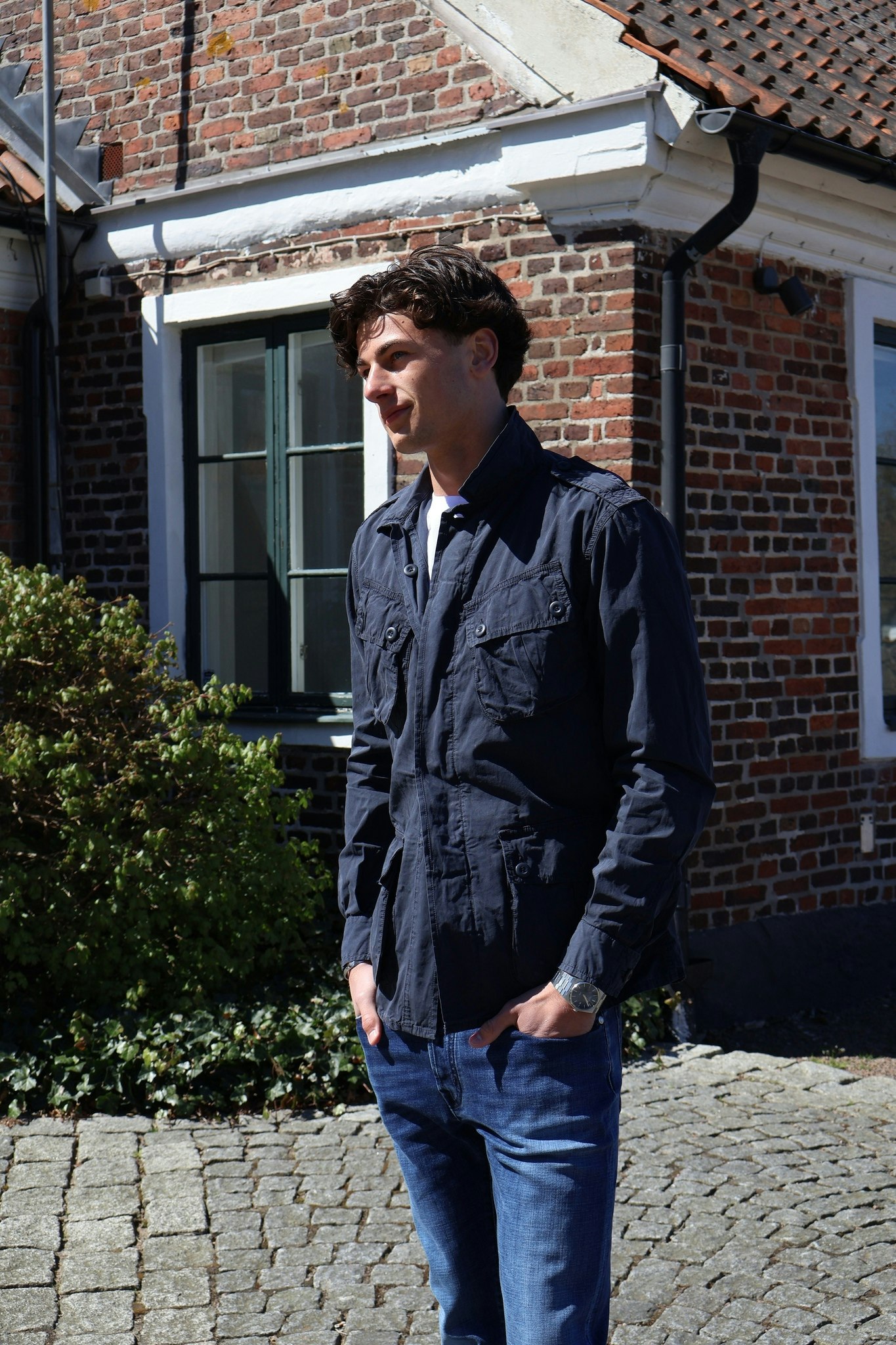 Chesapeakes - Jungle jacket Popeline - Marine blue