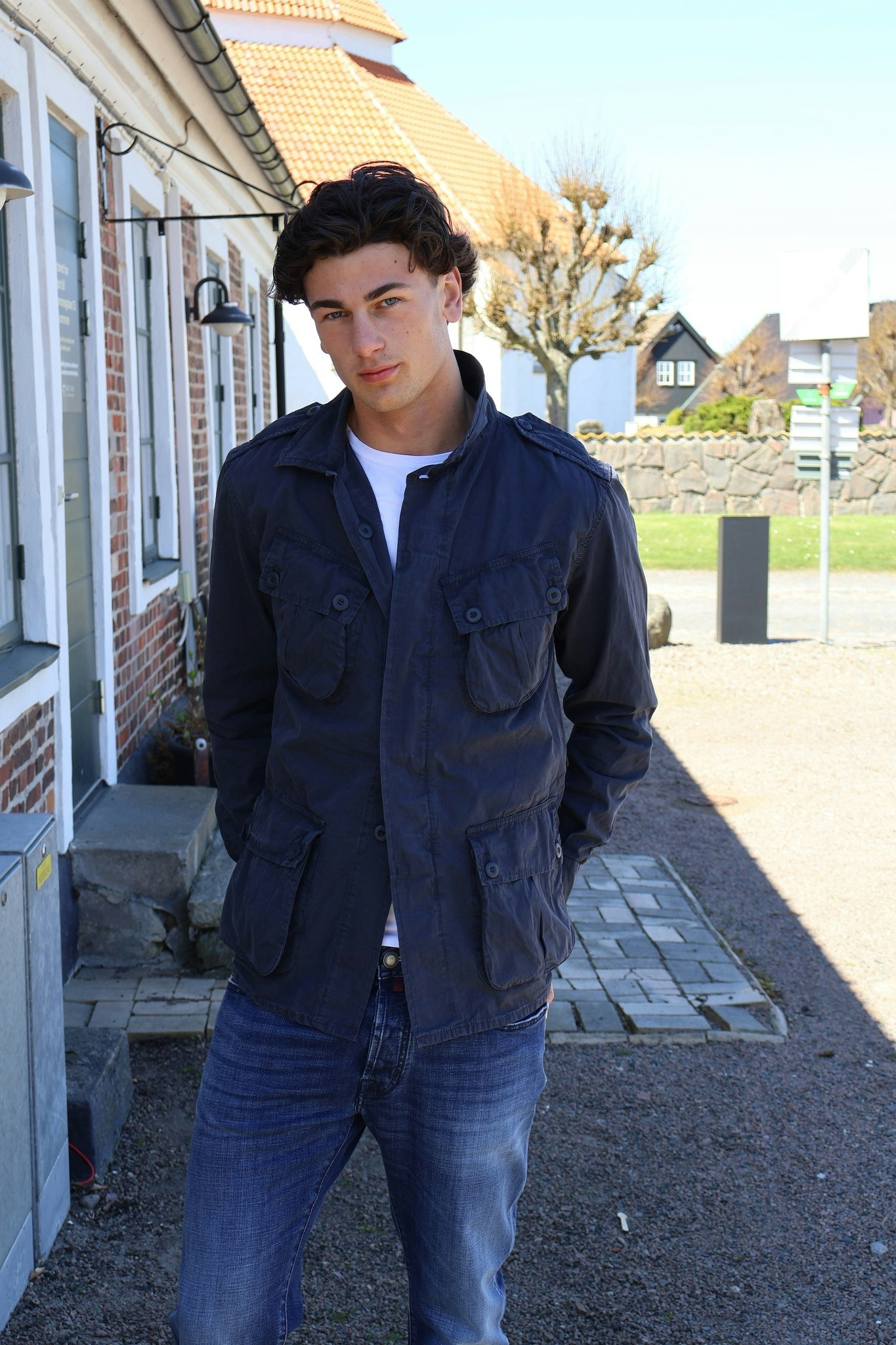 Chesapeakes - Jungle jacket Popeline - Marine blue