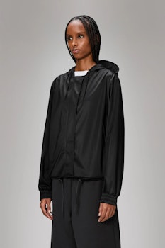 Rains - String W Jacket - Black Grain