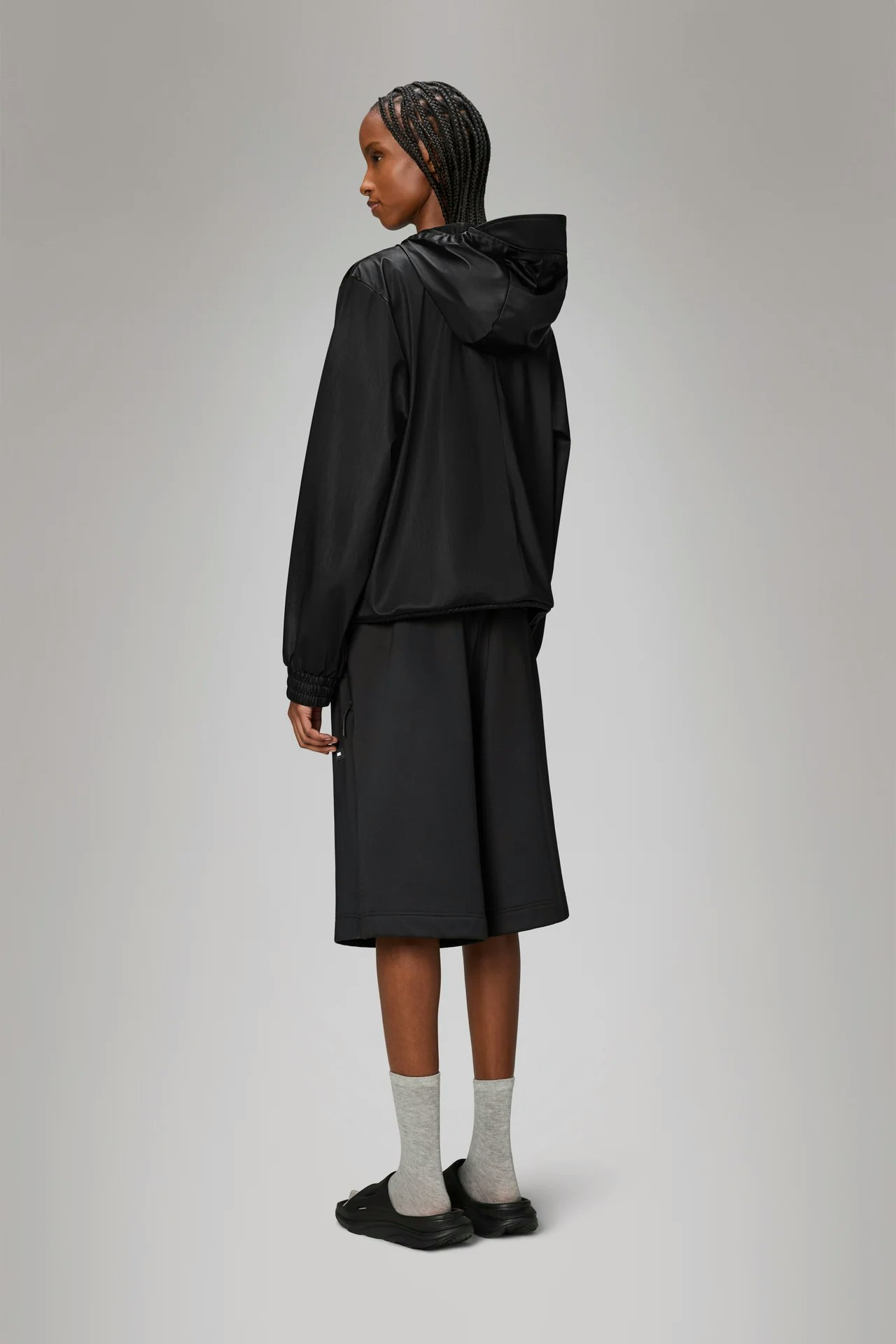 Rains - String W Jacket - Black Grain
