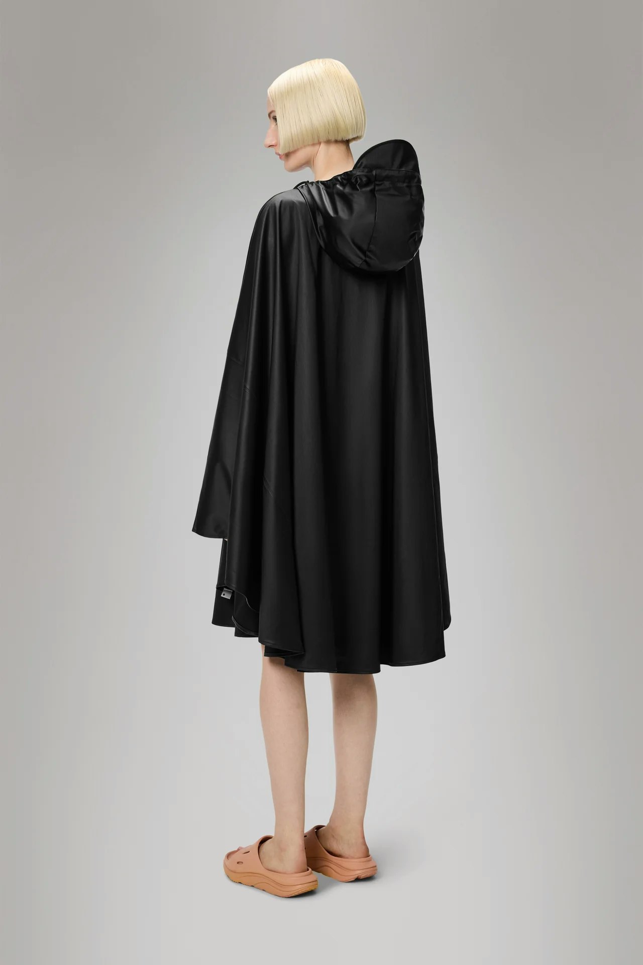 Rains - Unisex Cape - Black Grain