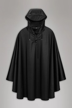 Rains - Unisex Cape - Black Grain