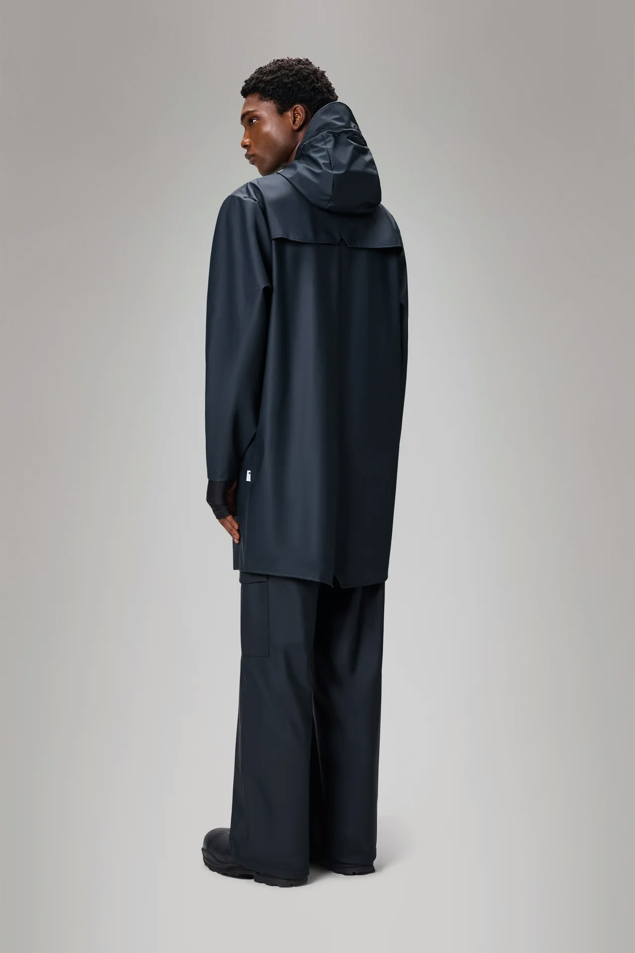 Rains -  Unisex Long Jacket - Navy