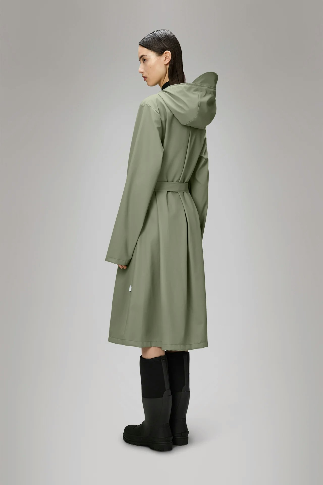 Rains -  A-Line Longer W Jacket - Drift