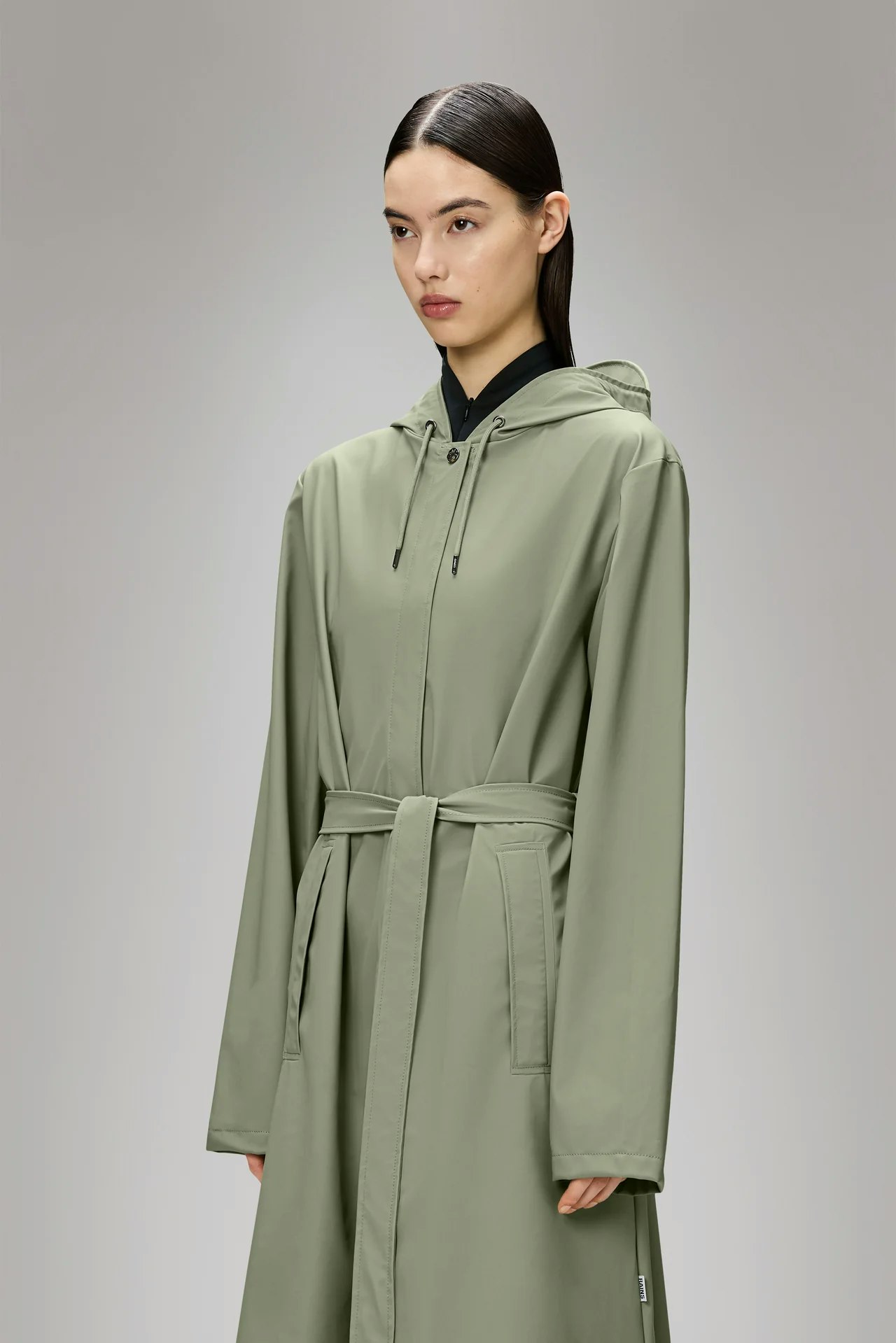 Rains -  A-Line Longer W Jacket - Drift