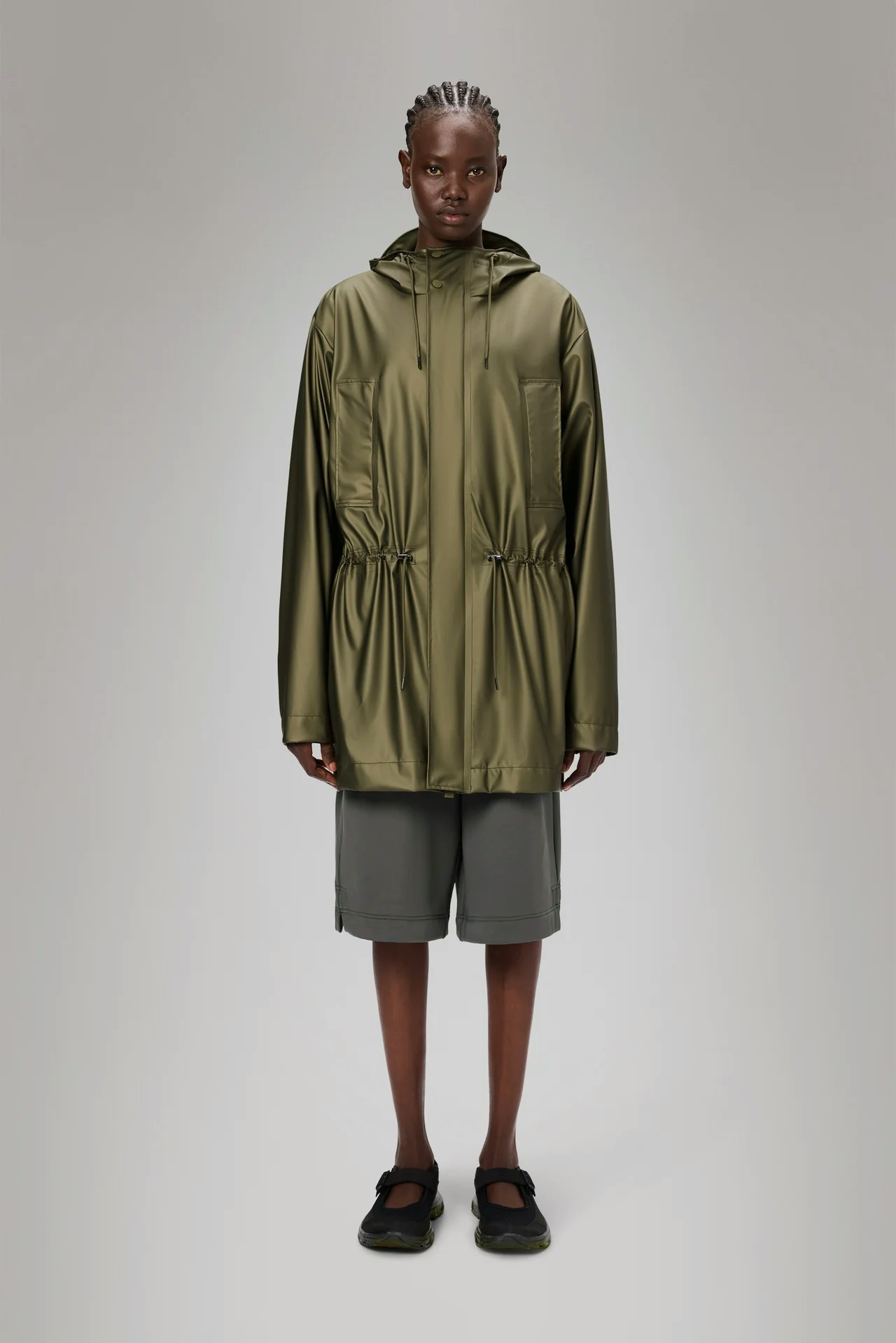 Rains - Bold Long Jacket - Revel