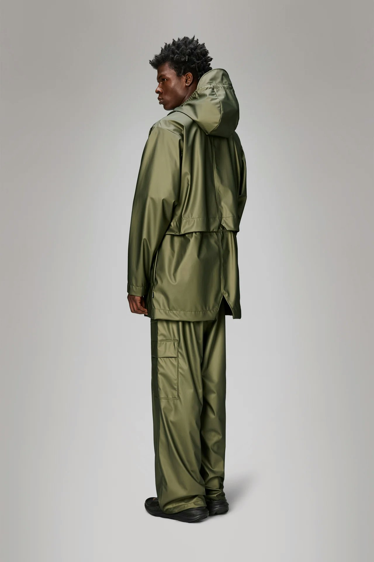 Rains - Bold Long Jacket - Revel