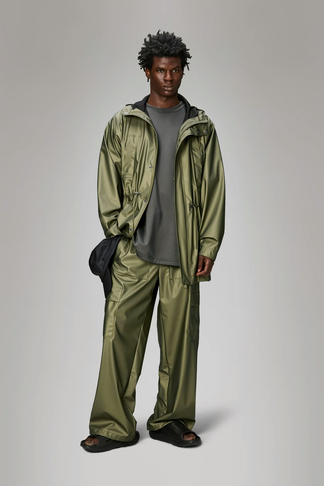 Rains - Bold Long Jacket - Revel