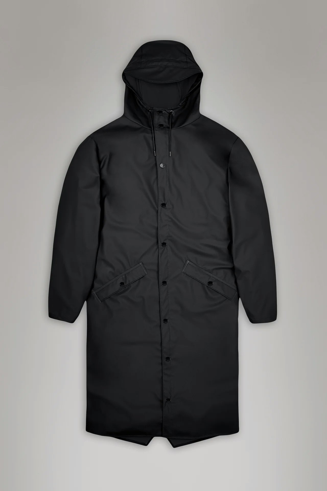 Rains - Unisex Longer Jacket - Black