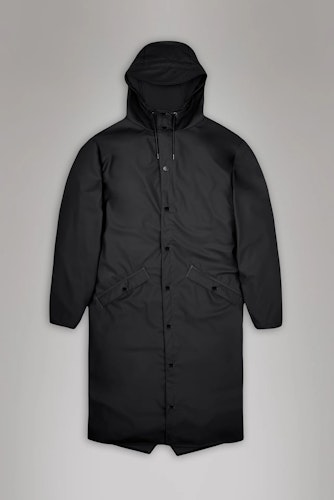 Rains - Unisex Longer Jacket - Black