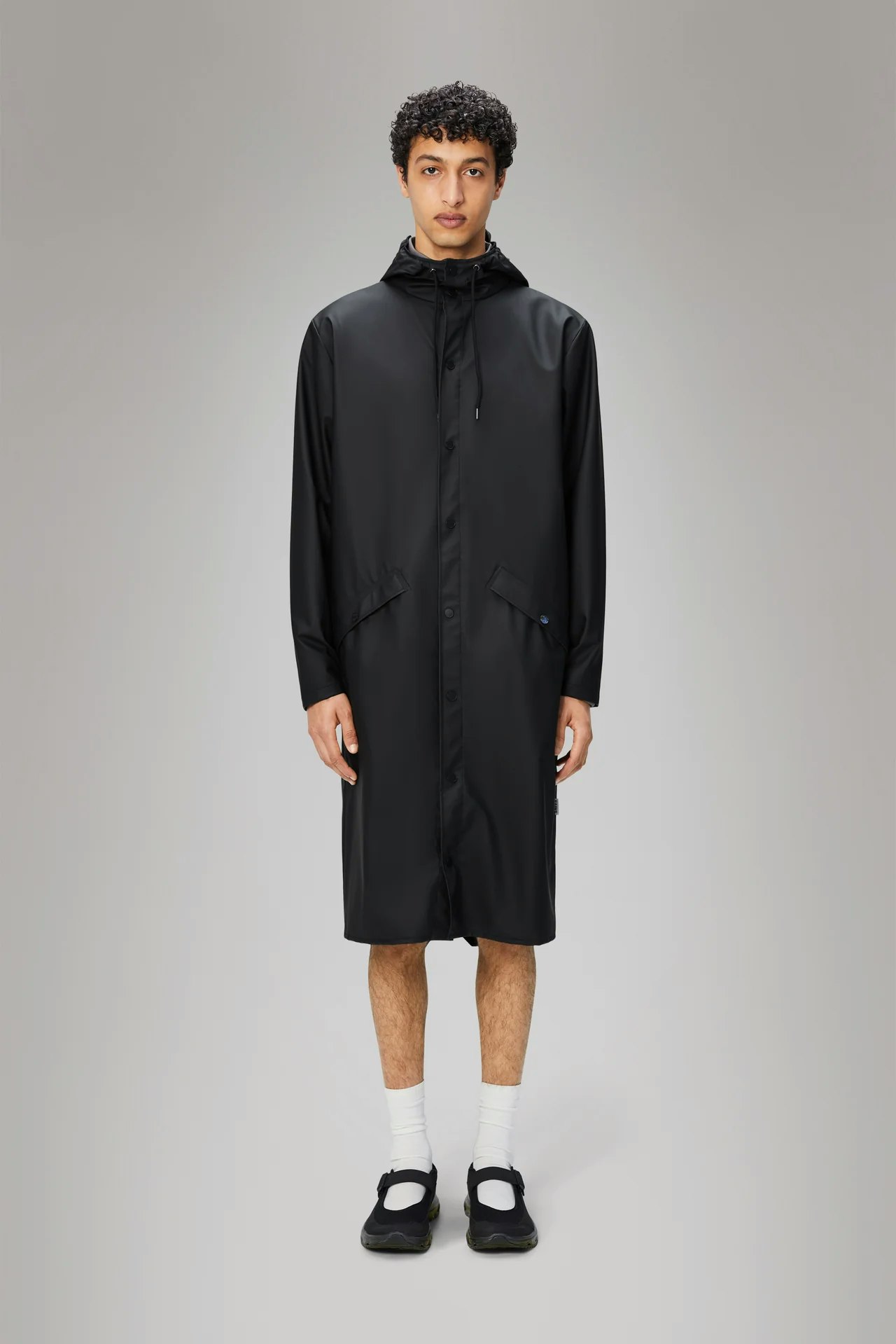 Rains - Unisex Longer Jacket - Black