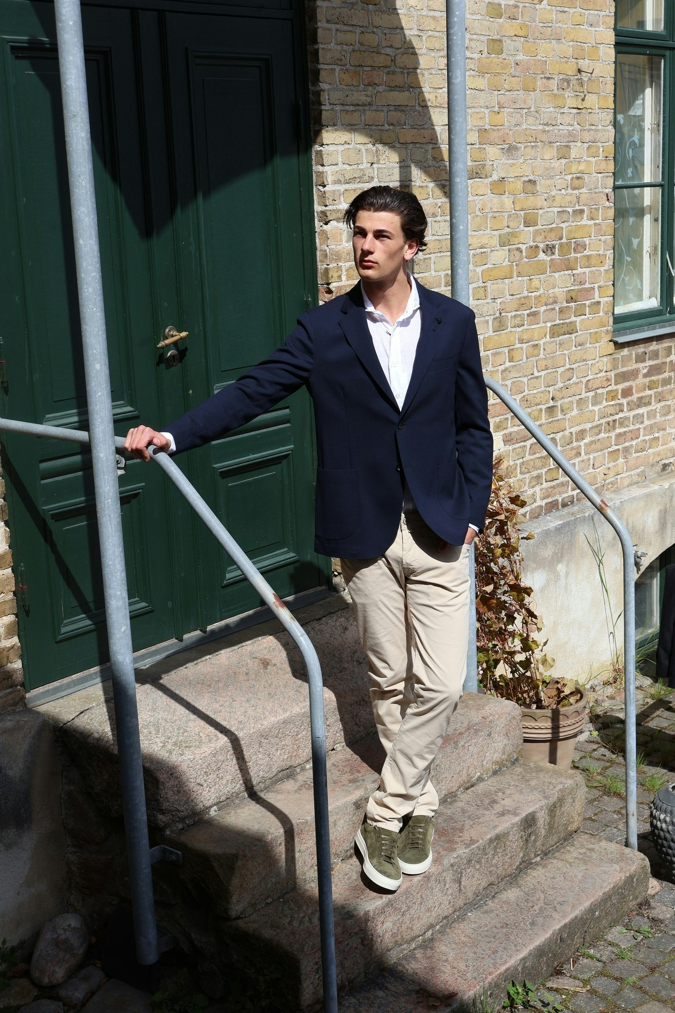 Lardini - Wool Blazer - Royal navy