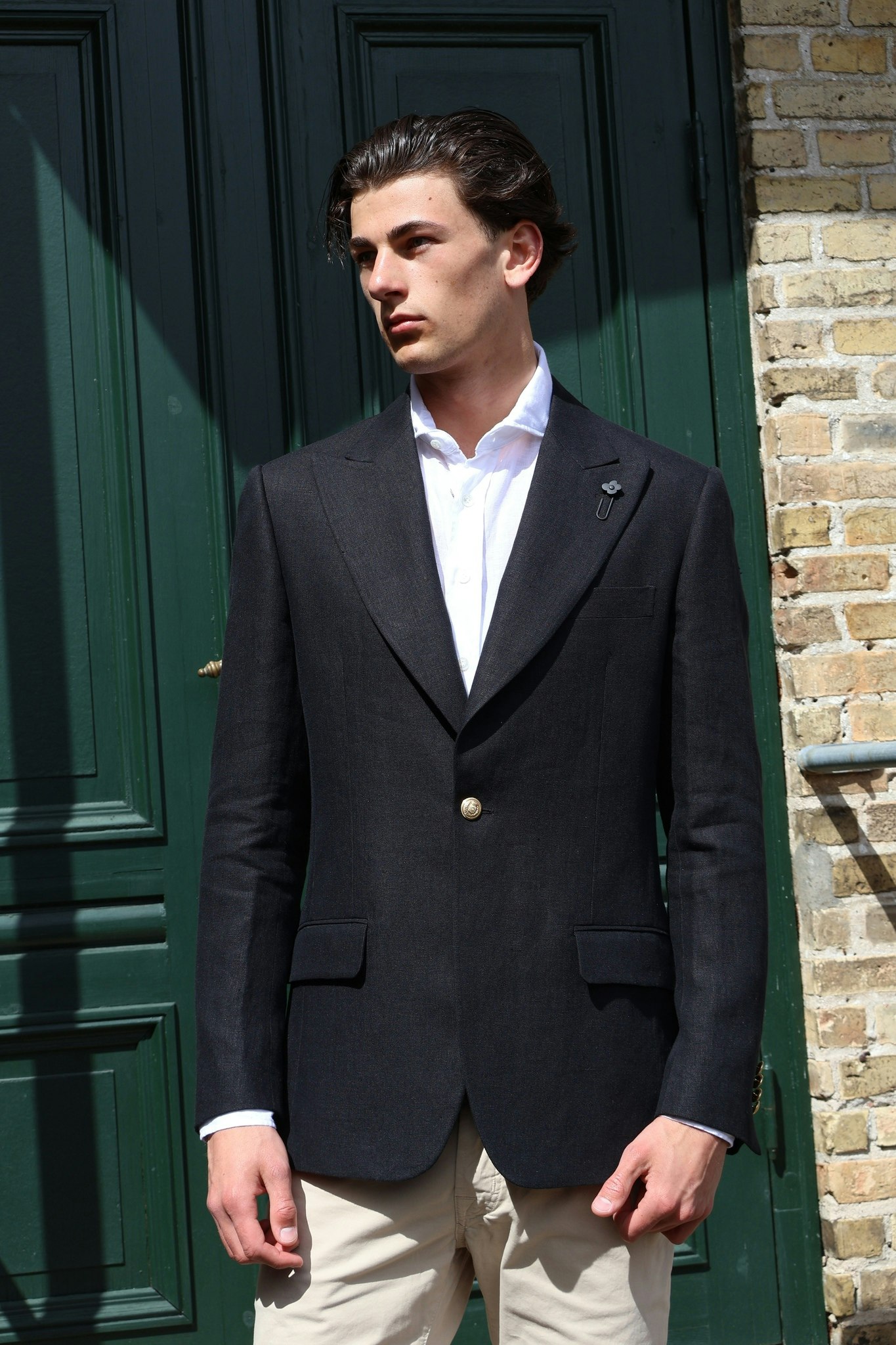 Lardini - Lino Blazer - Black