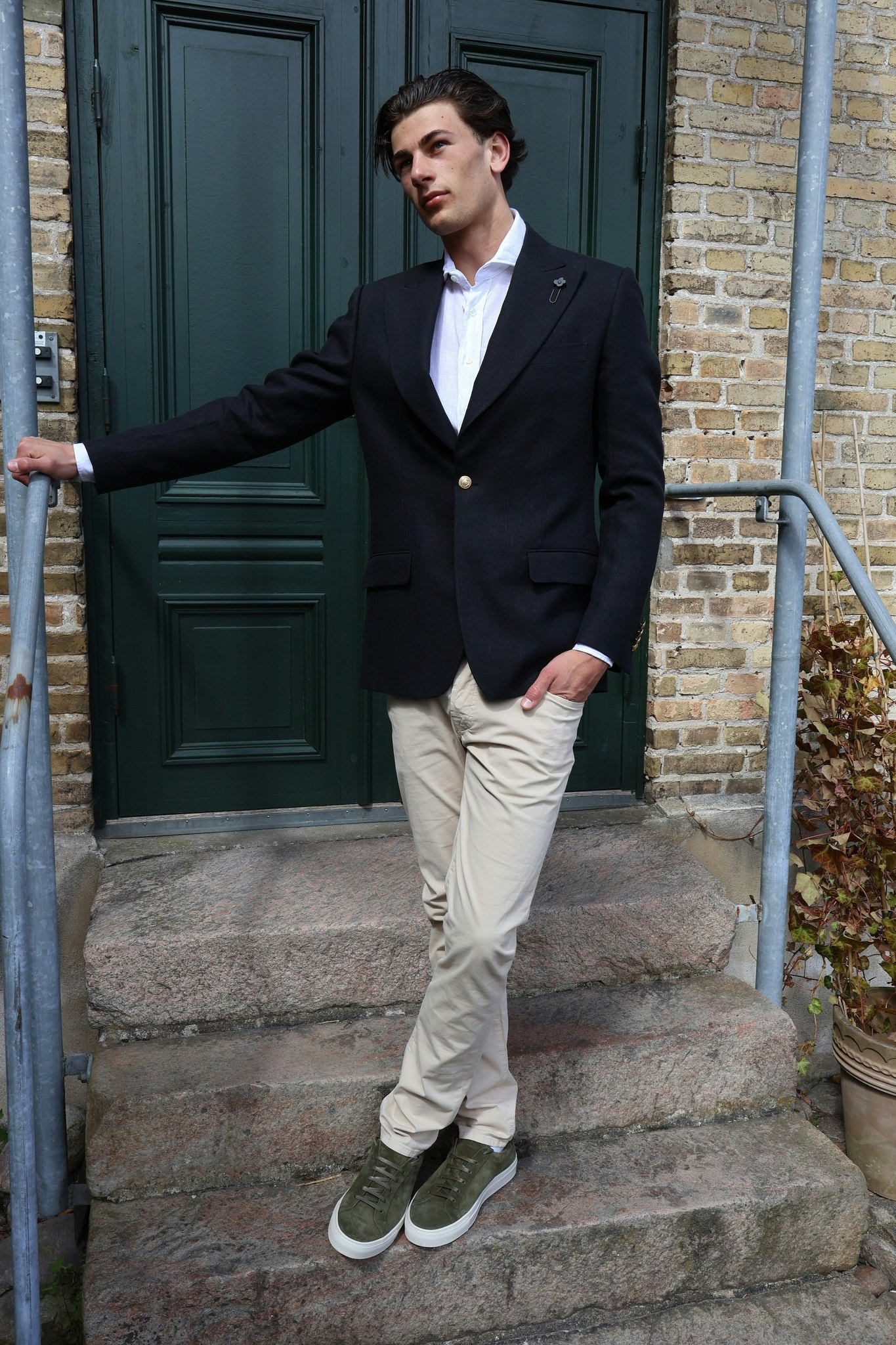 Lardini - Lino Blazer - Black