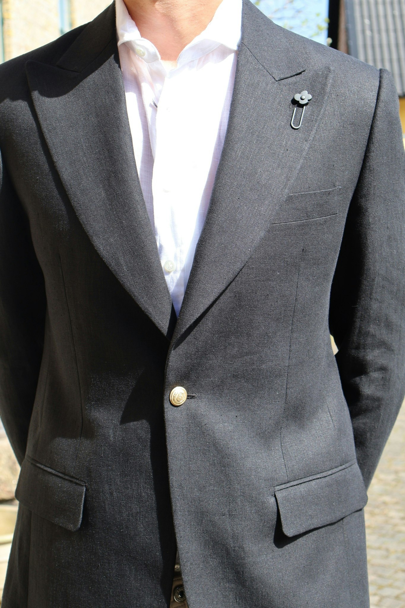 Lardini - Lino Blazer - Black