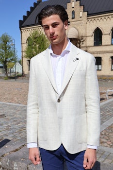 Lardini - Iconic Blazer - Beige melerad