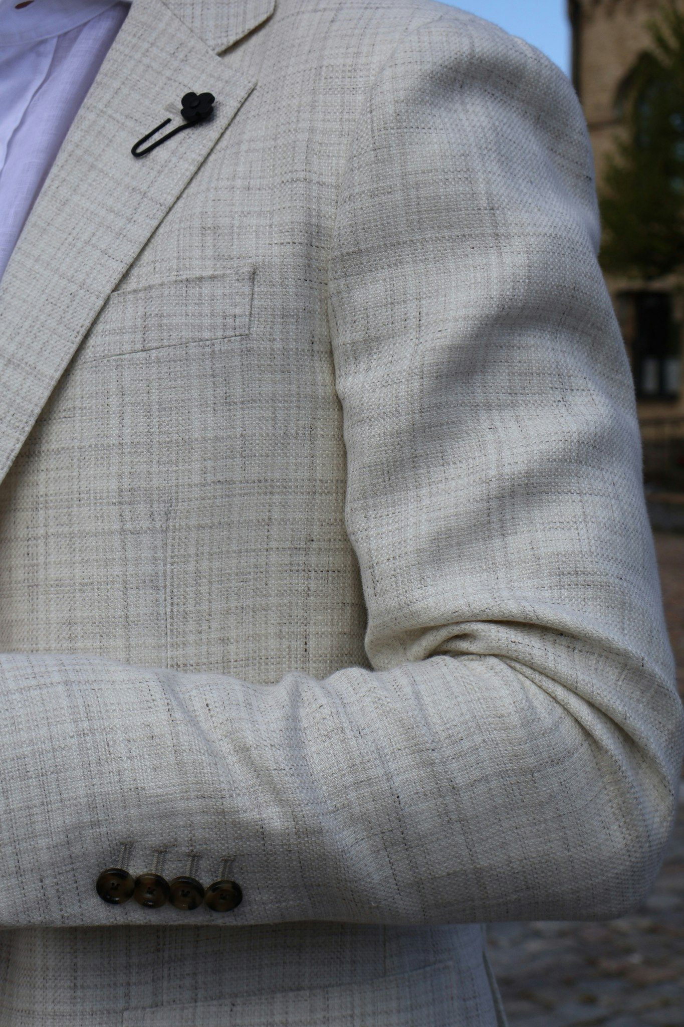 Lardini - Iconic Blazer - Beige melerad