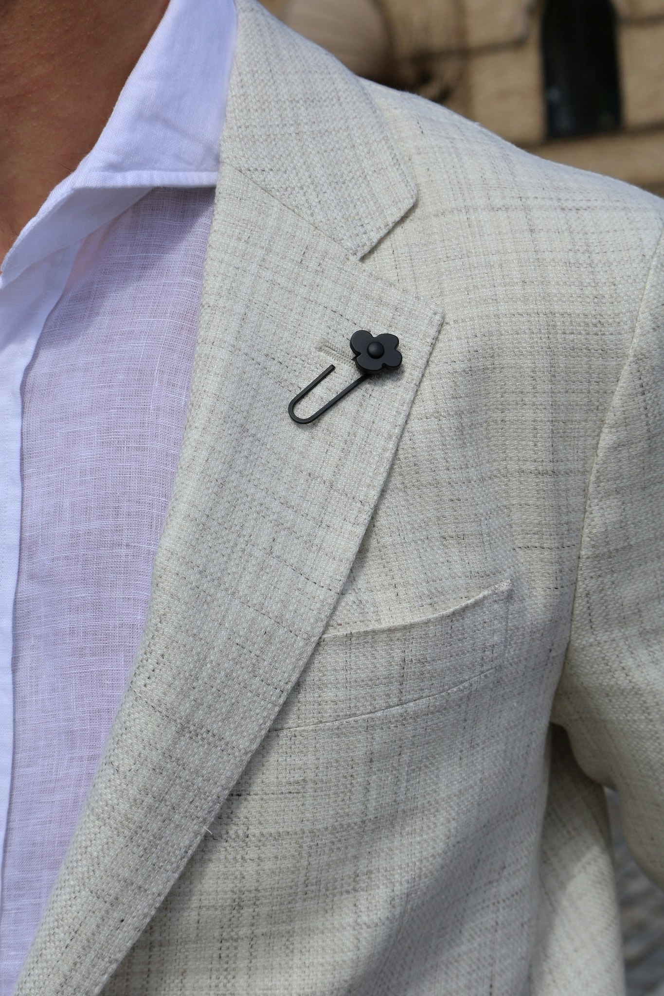 Lardini - Iconic Blazer - Beige melerad