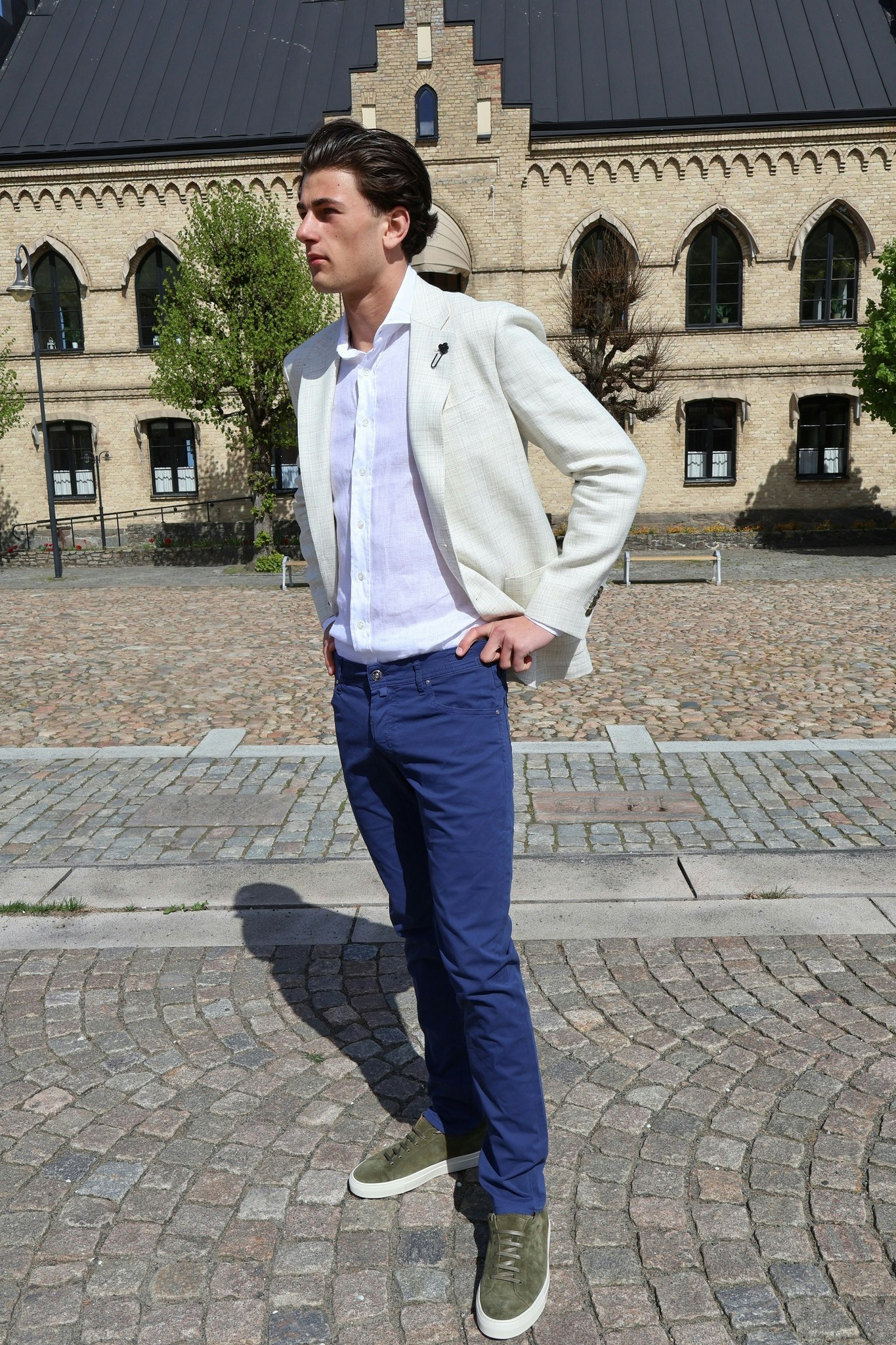 Lardini - Iconic Blazer - Beige melerad
