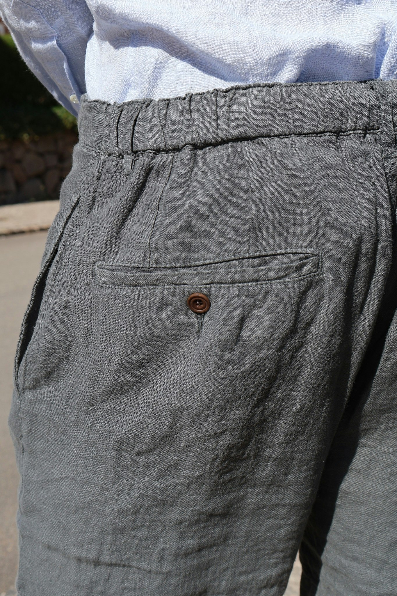 Hartford - Tank Shorts - Grey/Blue