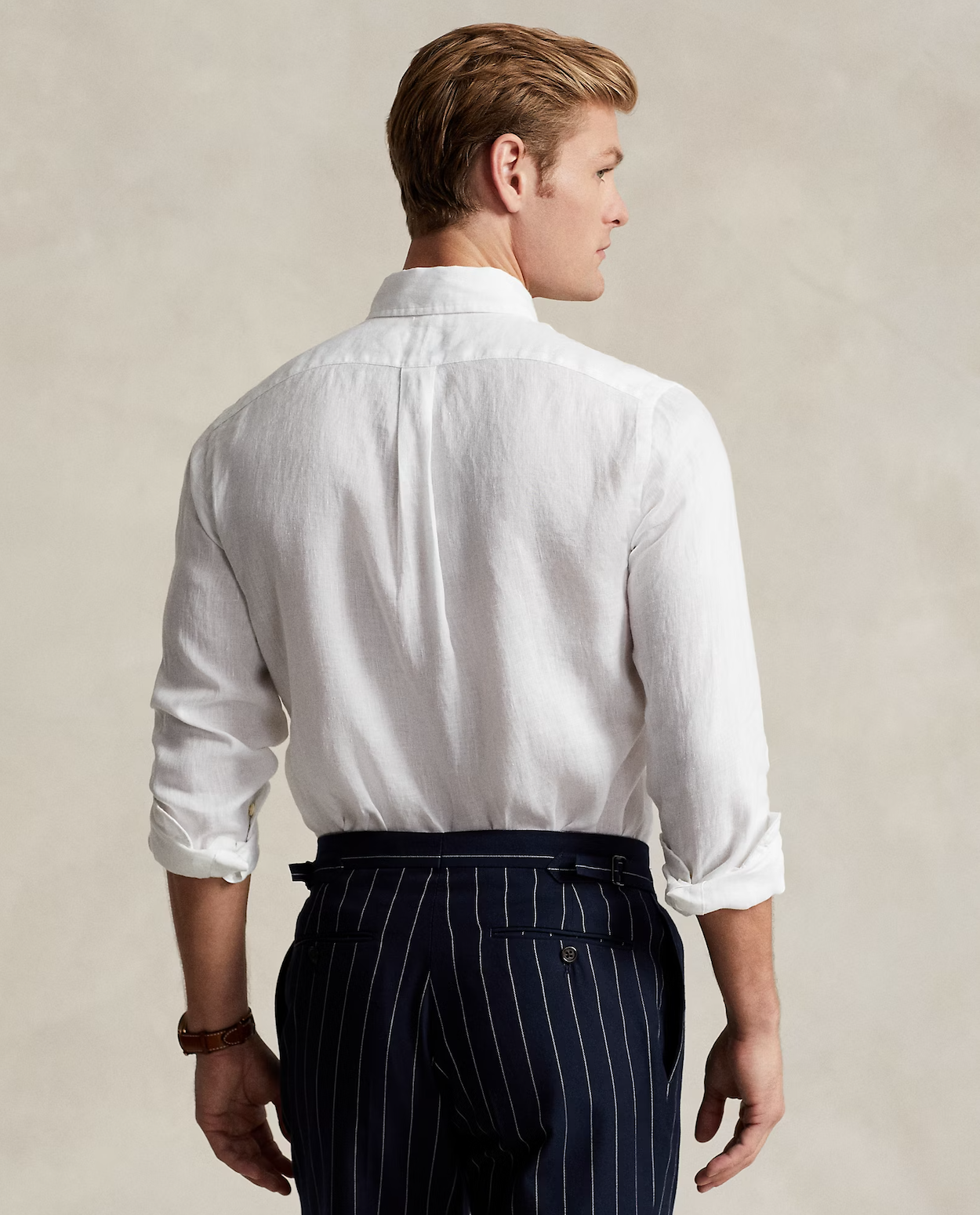 Polo Ralph Lauren - Slim Fit Linen Shirt - White