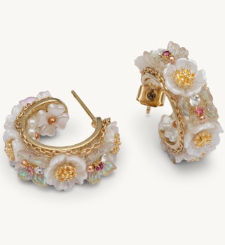 Lily and Rose - HANNAH BUTTERFLY EARRINGS – IVORY / GOLD