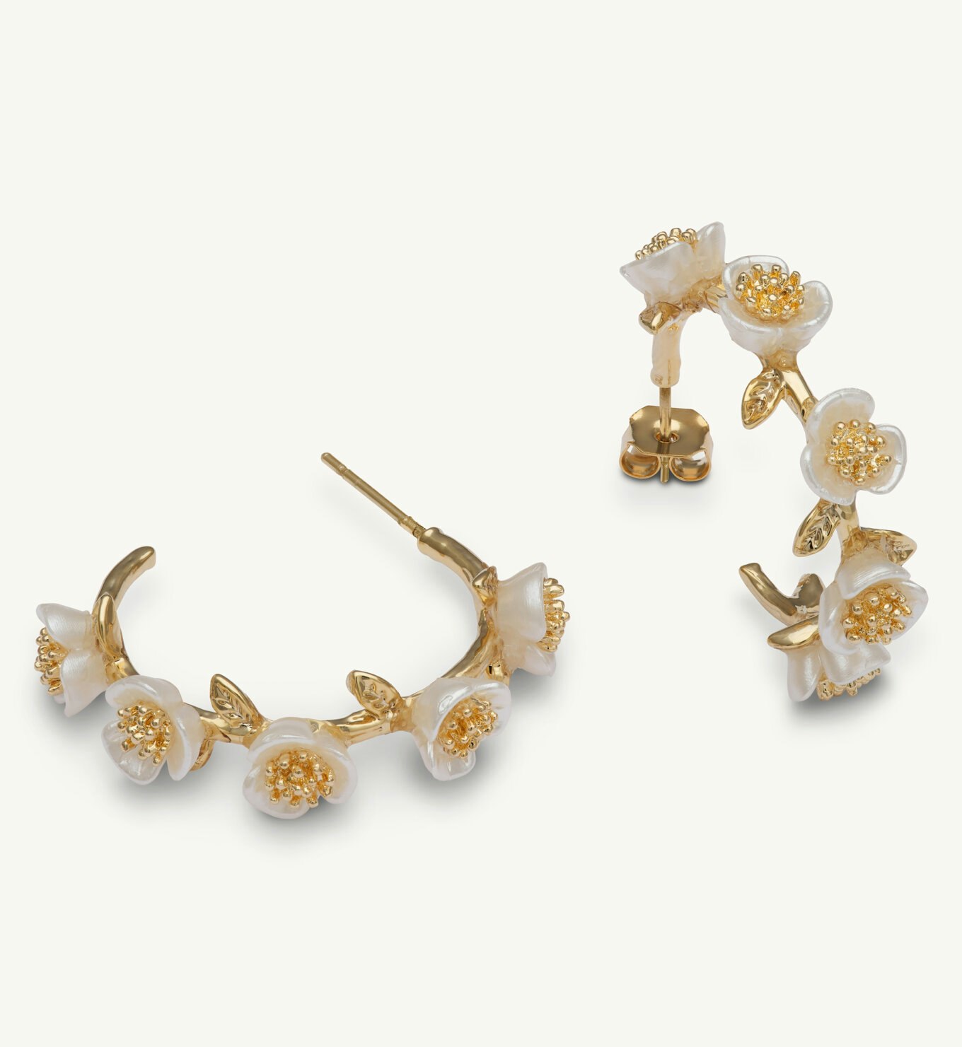 Lily and Rose - HANNAH HOOPS – IVORY / GOLD